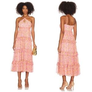 NWOT Likely Danielle Floral-Printed Midi Dress SZ 0